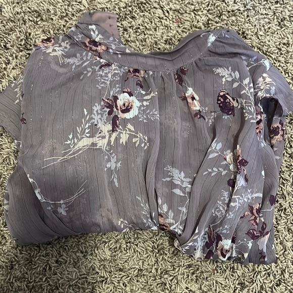 super elegant top with mesh (built in tank top) - Picture 1 of 5